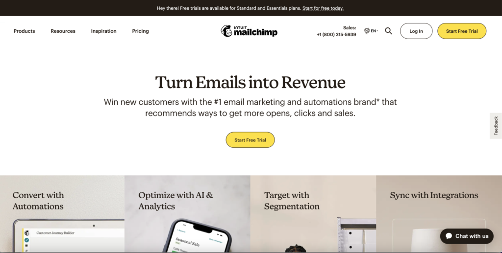 Turn Emails into Revenue With Mailchip