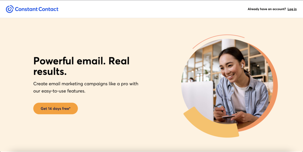 Get started with email marketing today with constant contact