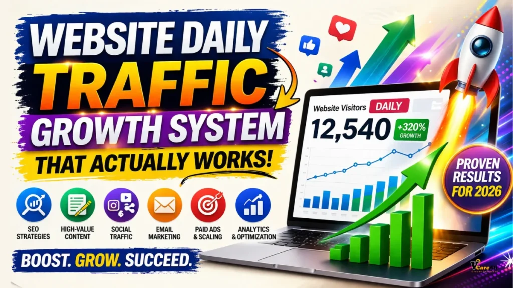 How to Increase Website Daily Traffic in 2026 (Proven SEO Strategies That Work)