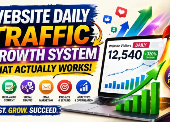 website daily traffic