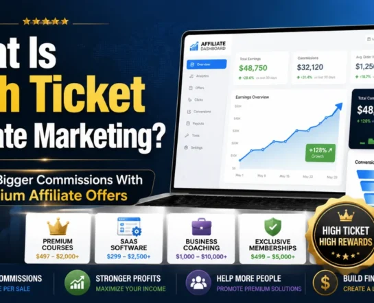 what is high ticket affiliate marketing