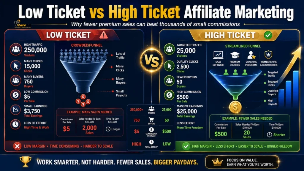 what is high ticket affiliate marketing