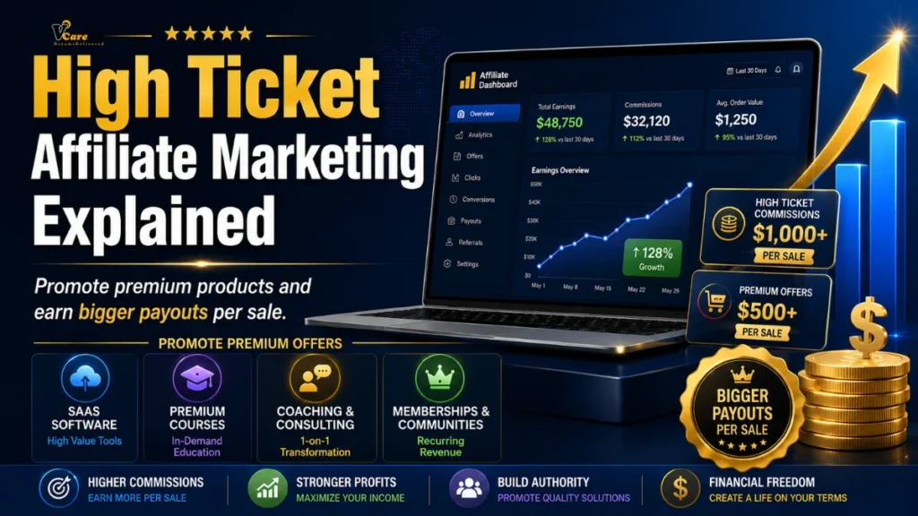 what is high ticket affiliate marketing