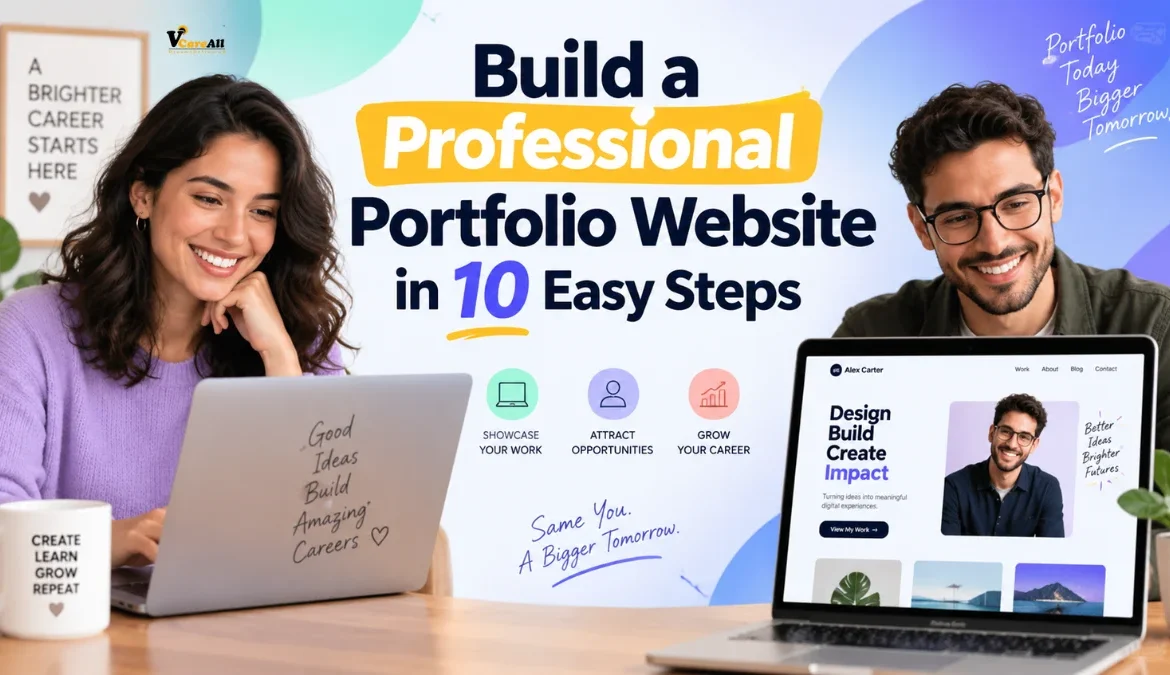 how to build a professional portfolio website