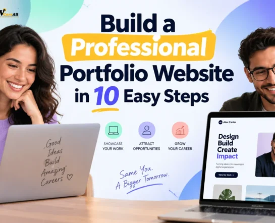 how to build a professional portfolio website