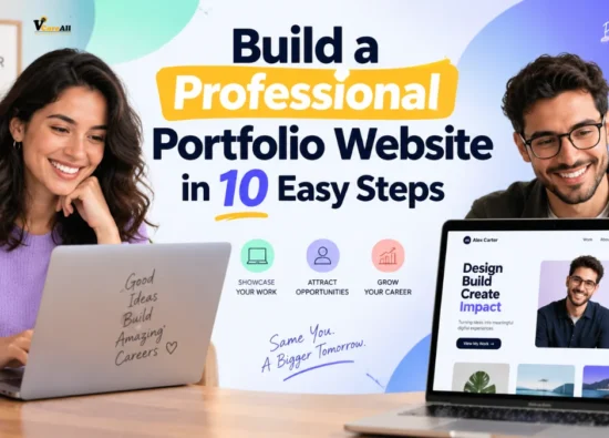 how to build a professional portfolio website
