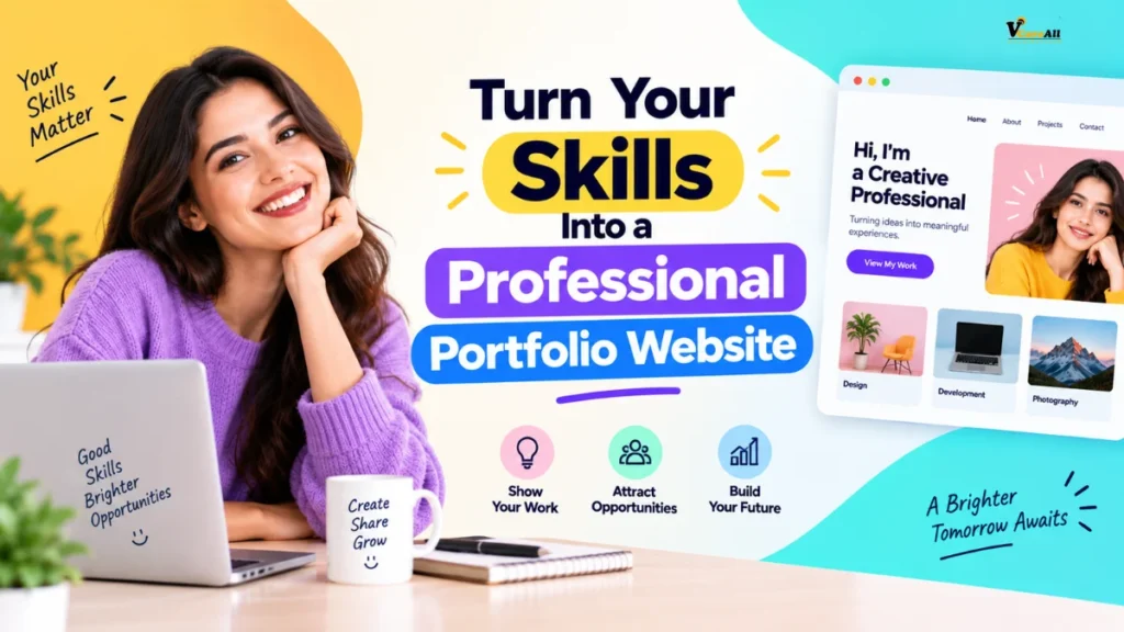 how to build a professional portfolio website