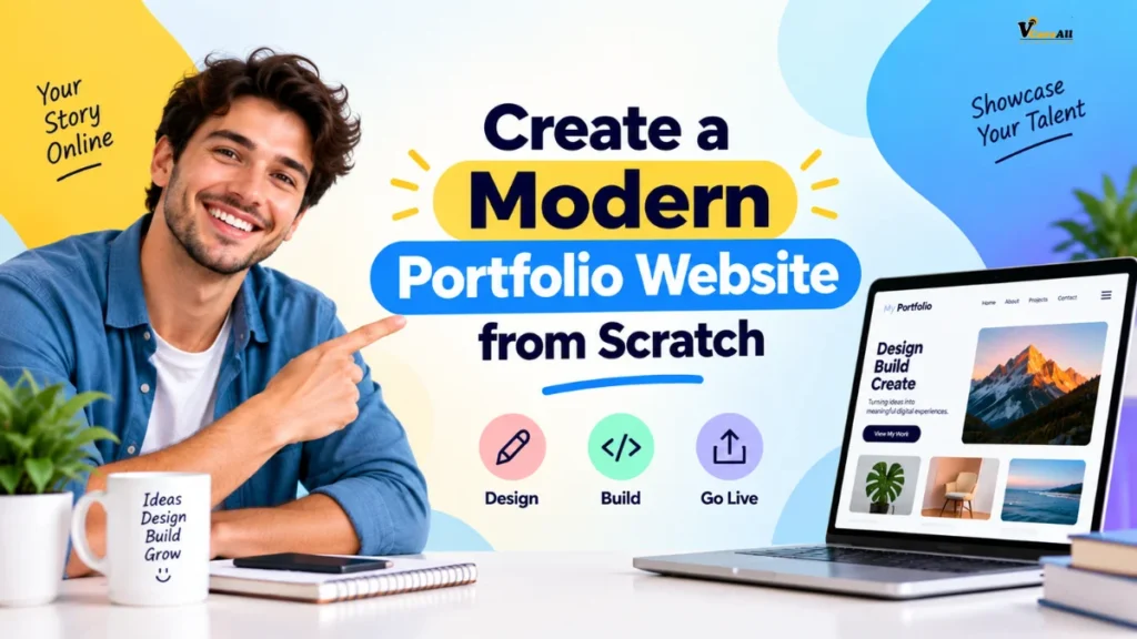 how to build a professional portfolio website